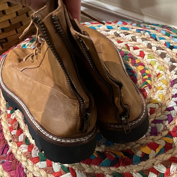 Madewell The Citywalk Tan Leather Women's Boots - Picture 5 of 12